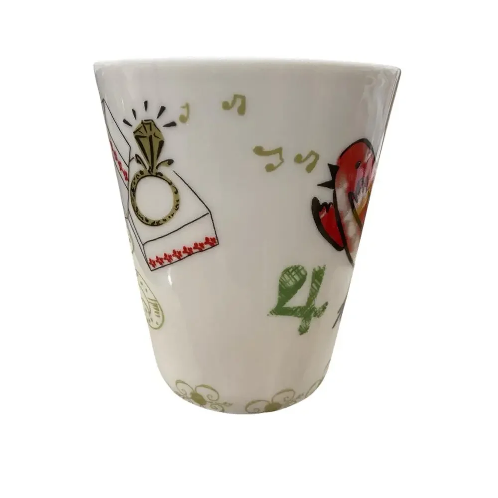 ONE Lenox Porcelain Mug - “12 Days of Christmas” (Days 4, 5, 6) Replacement Cup